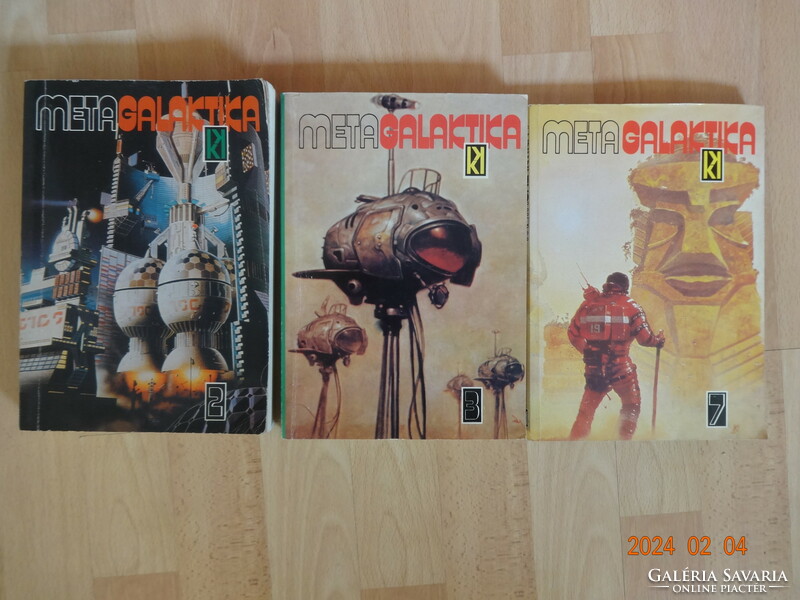 Metagalactica sci-fi magazines - 2., 3. 7. Issue together
