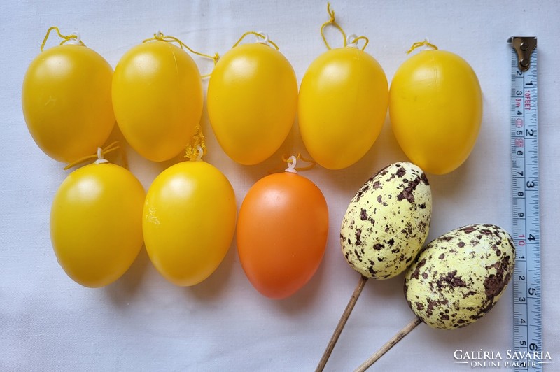 Húsvéti műanyag tojás dekoráció kellék tojásfa dísz