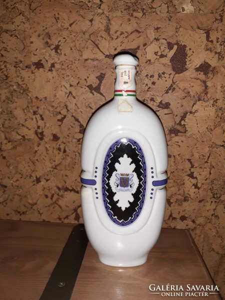Hollóháza Szatmár plum brandy bottle