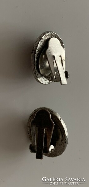 Retro scarab imitation clip earrings