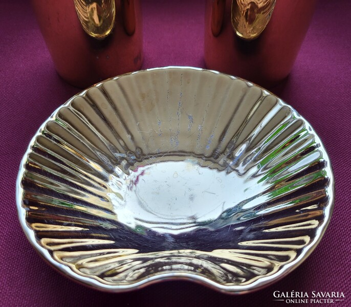 Ilona bavaria richly gilded German porcelain cup mug bowl shell bowl centerpiece offering vase