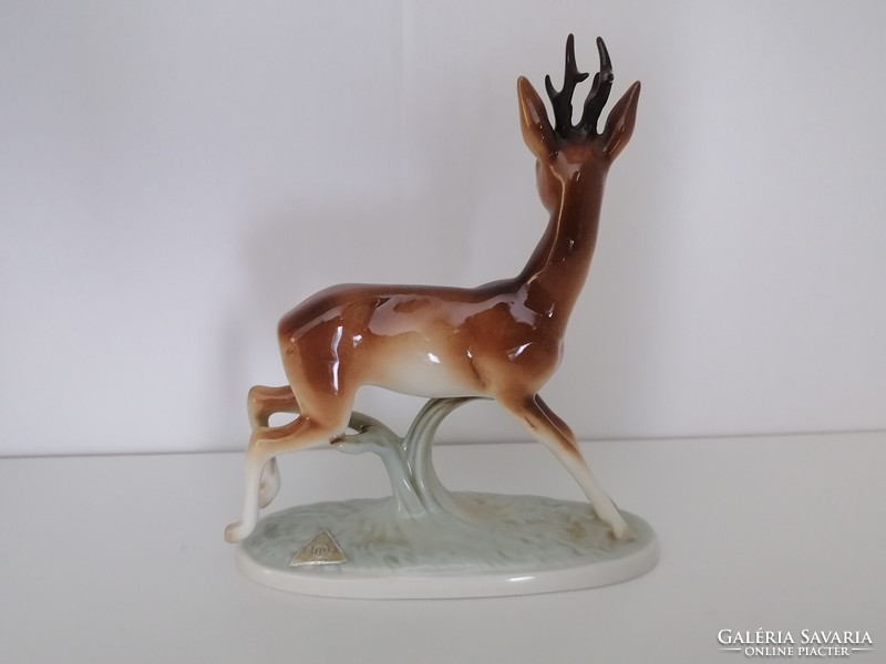 Royal dux deer, porcelain figure