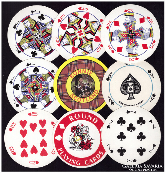 310. ABC Playing Cards Nemzetközi képes francia kártya 1990 körül 52 lap + 2 joker