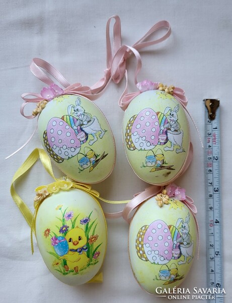 4 Easter eggs hanging decoration accessories