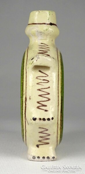 1Q405 old Corundian ceramic water bottle 13 cm