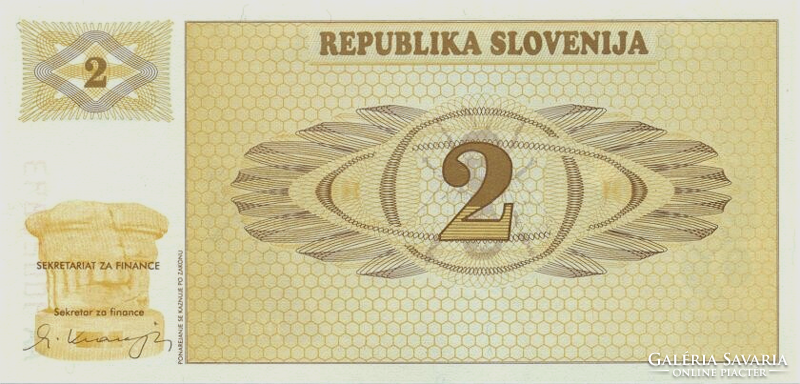 Szlovénia 2 tolar 1990 UNC