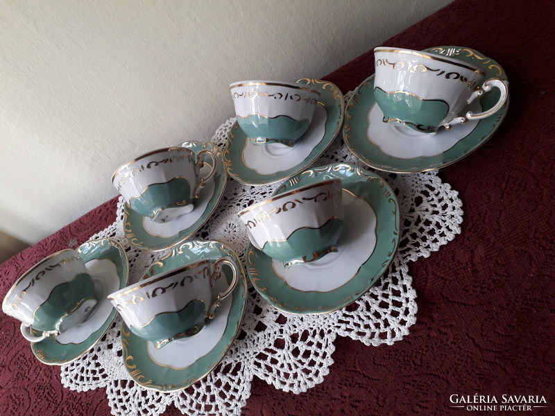 Zsolnay coffee cup set