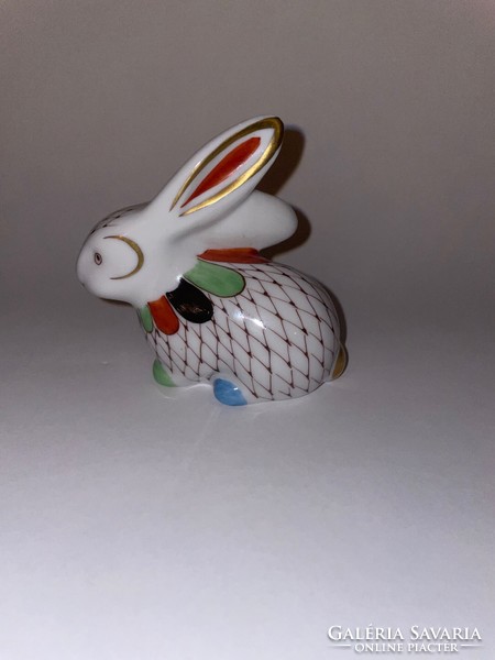 Ravenclaw porcelain rabbit with garden decor