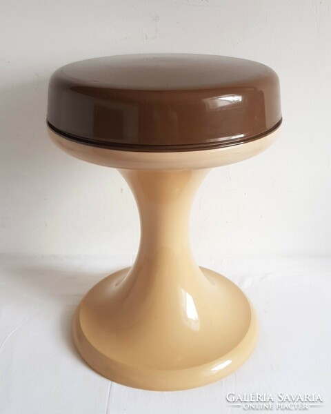 Vintage space age chair pouf seat by emsa west germany 1960s