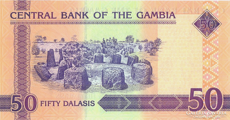 Gambia 50 Dalasis 2018 oz
