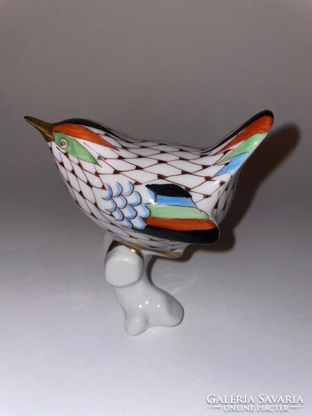 Ravenclaw porcelain bird with garden decor