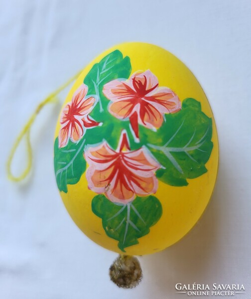 Húsvéti kézzel festett tojás akasztható dekoráció dísz kellék