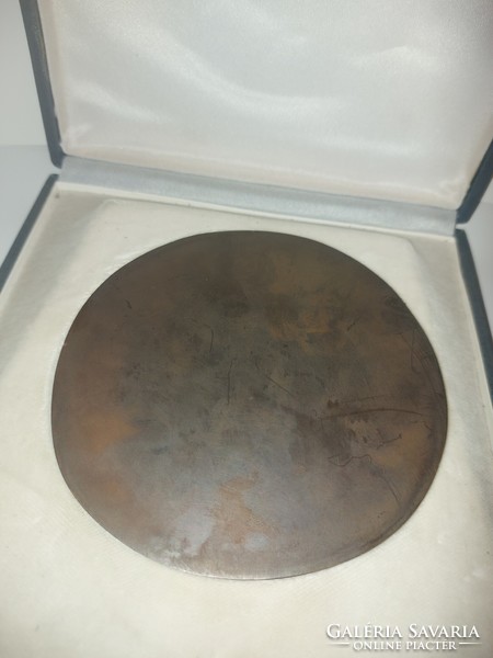 "Okisz", bronz plakett, 465 gr, 130mm