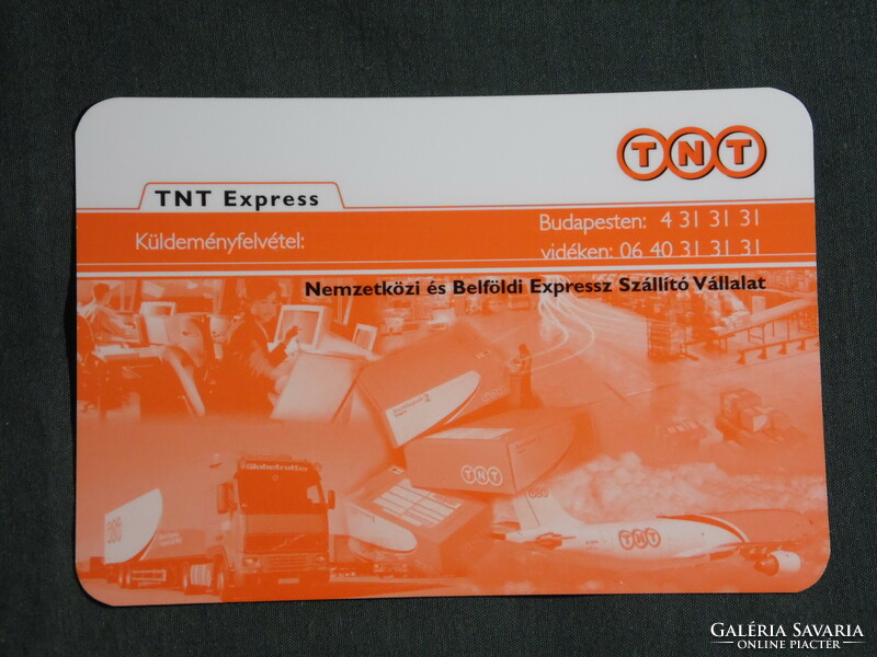 Kártyanaptár, TNT Expressz szállító vállalat, Budapest és vidéken, 2006, (6)