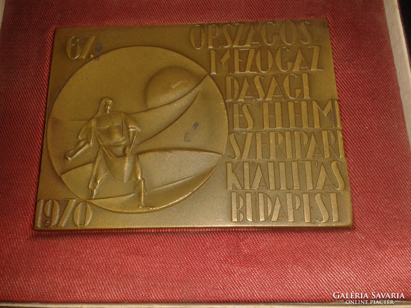 Országos Mezőgazdasági és Élelmiszeripari Kiállítás Budapest 1970 III. díj