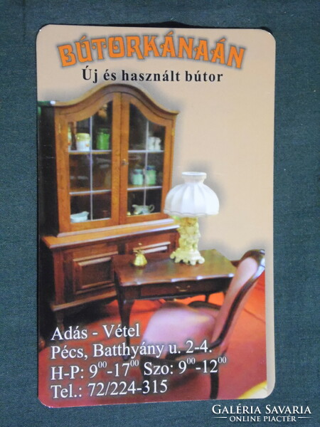 Card calendar, furniture canaan furniture interior design, shop, Pécs, 2005, (6)