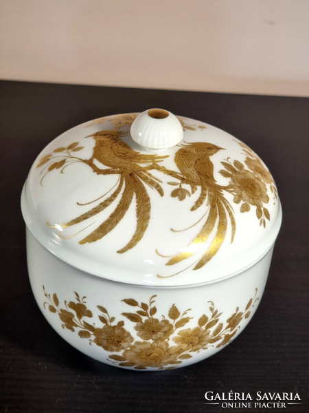 *Kaiser aranyfestett porcelán bonbonier „Melodie” tervezte: K Nossek