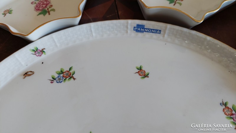 Herend Eton pattern divided tray 36 cm, Pannonia caterer