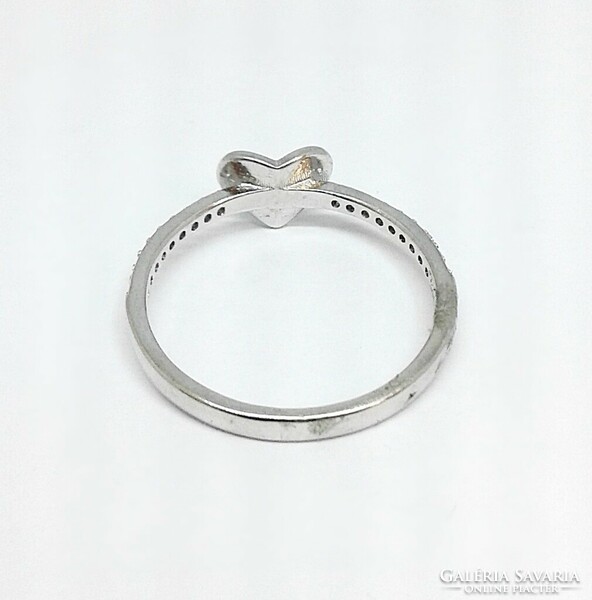 Silver heart ring (zal-ag107646)