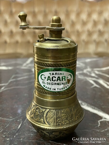 Brass Turkish pepper grinder