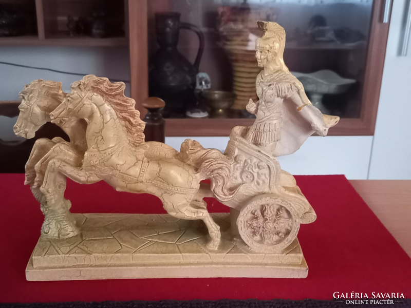 Old retro Roman chariot