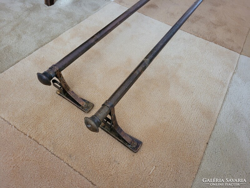 Old antique copper curtain rod 168 cm