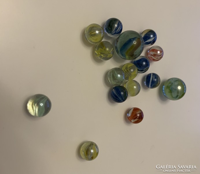Glass balls are colored glass balls