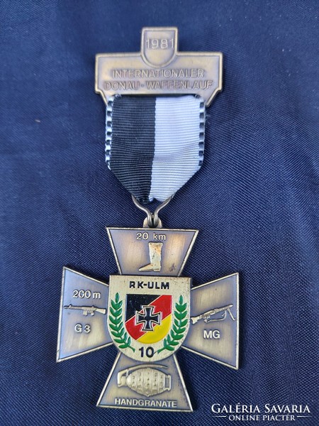 Kitüntetés.Internationaler Donau-Waffenlauf.1981.