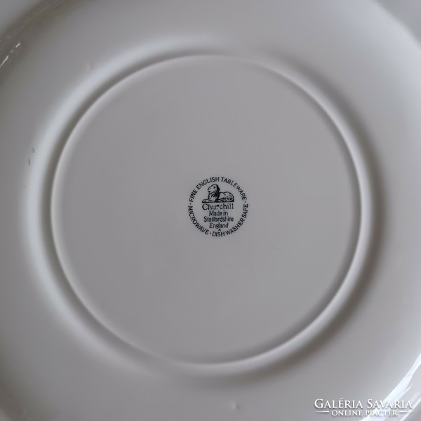 English faience, Churchill/Staffordshire large round cake plate