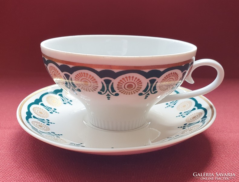 Lettin német porcelán kávés teás szett csésze csészealj tányér