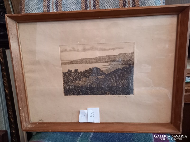 Landscape (etching paper)