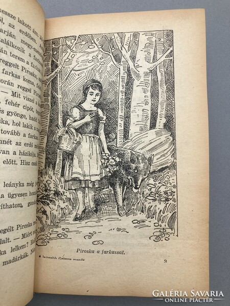 The most beautiful Grimm tales. Antique storybook with rare illustrations