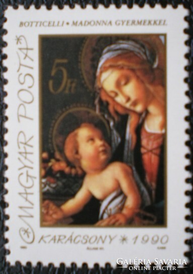 S4070 / 1990 Christmas stamp postage clear