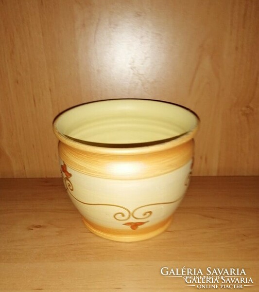 Marked ceramic vase and bowl in one - 36 cm, 10 cm (w)