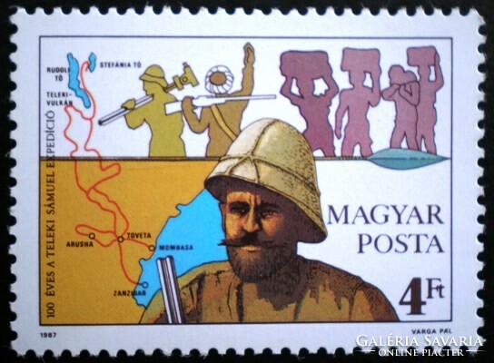 S3859 / 1987 Teleki Sámuel bélyeg postatiszta