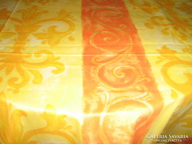 Wonderful tablecloth with beautiful elegant baroque pattern