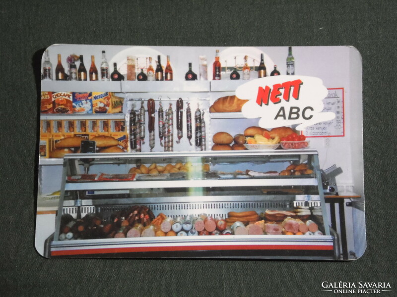 Kártyanaptár, Nett élelmiszer ABC üzlet, Zalaszentgrót, 2007, (6)