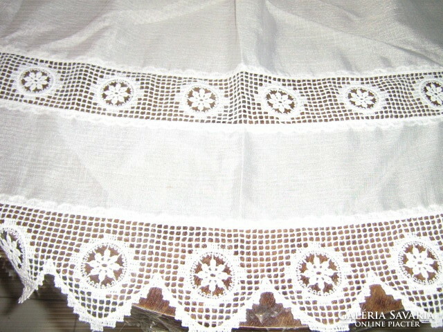 Beautiful special vintage double lace curtain