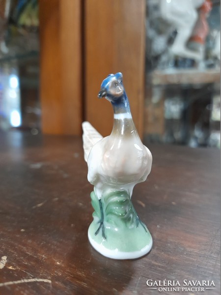 German, Germany Rosenthal pheasant mini porcelain figurine. 5.5 Cm.
