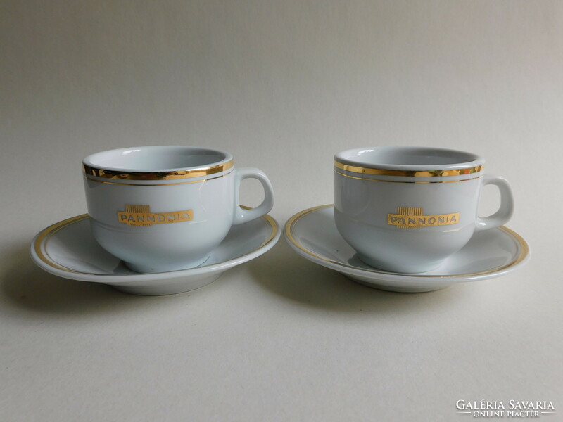 Alföldi kávés szettek Hotel Pannonia felirattal 2 darab