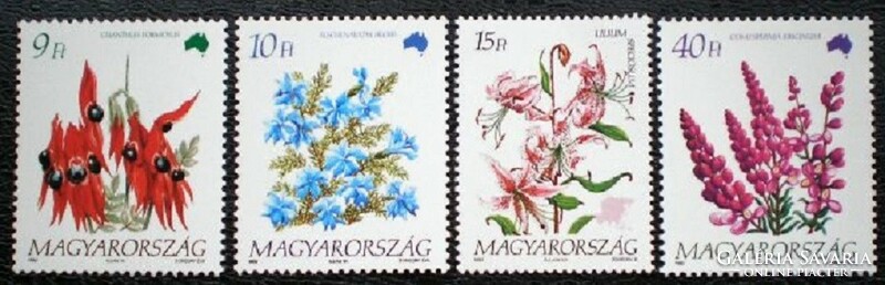 S4172-5 / 1992 Földrészek virágai III. - Ausztrália bélyegsor postatiszta