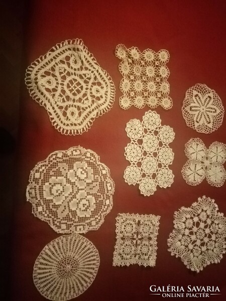 Hand crocheted tablecloths