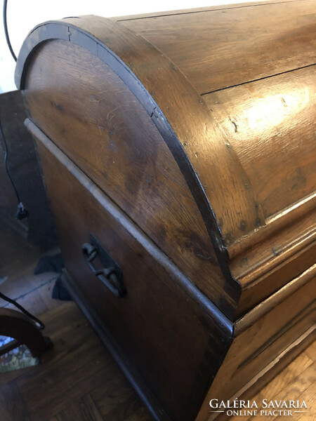 Antique wooden ship chest