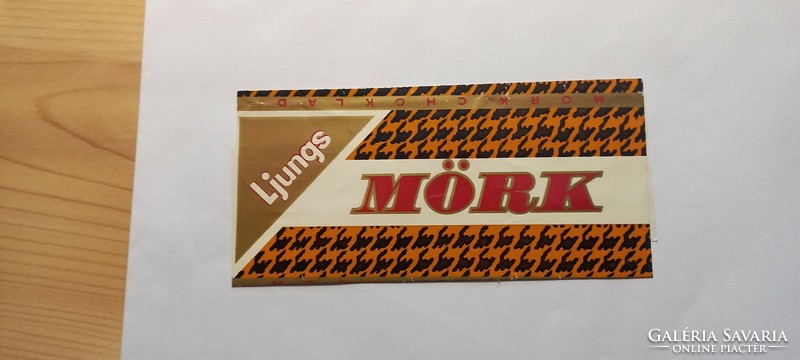 Retro Mörk chocolate paper