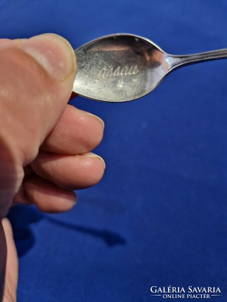 Sterling bmco enamel fish spoon