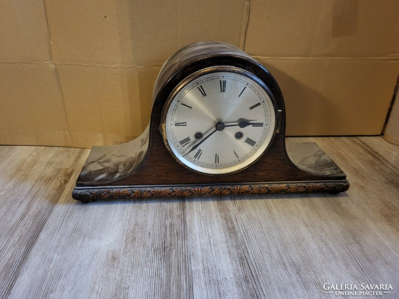 Antique table clock with key