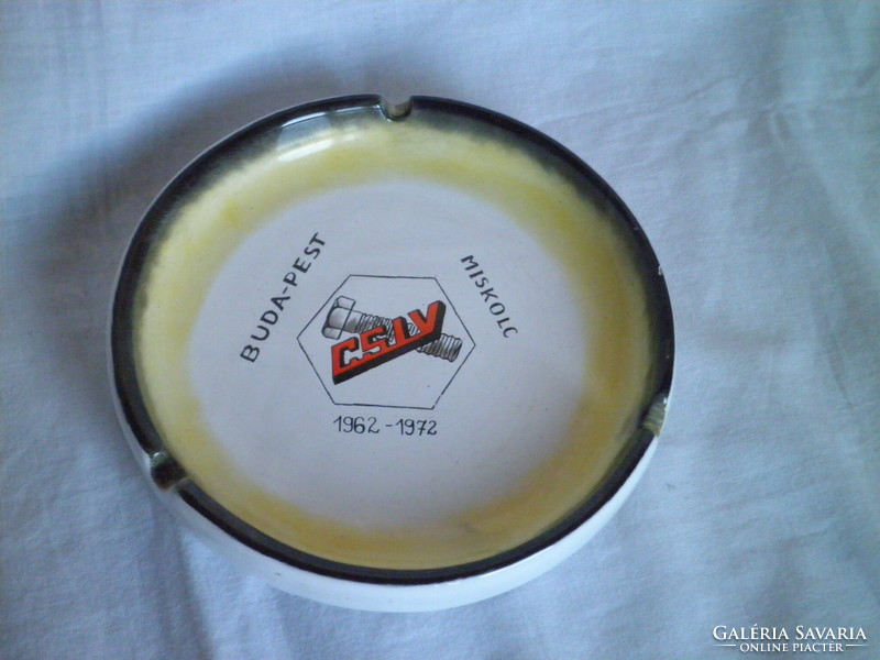 Old Bodrogkeresztúr ceramic ashtray