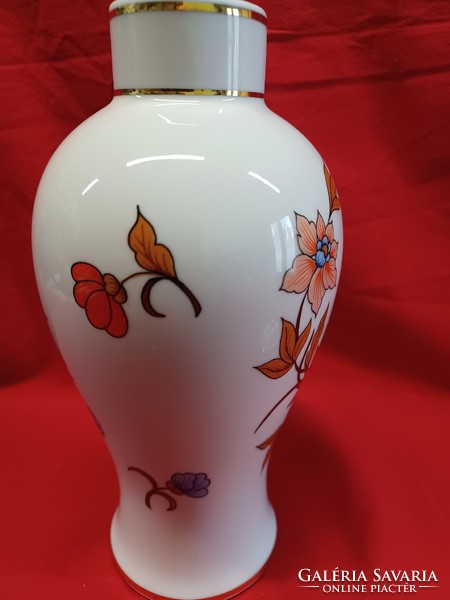 Hollóházi porcelain urn vase 25cm
