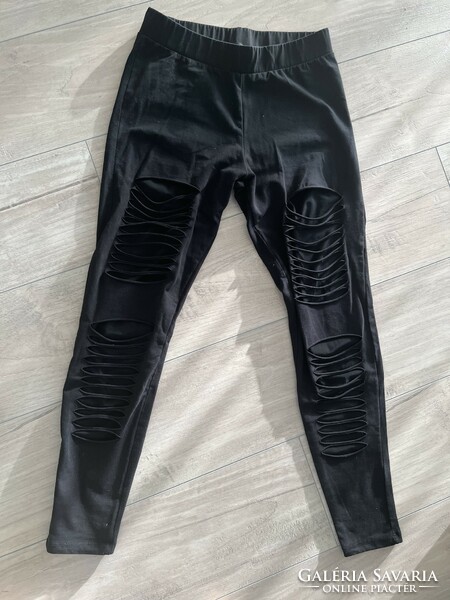 Bsister women's leggings cut on the thigh, lined.
