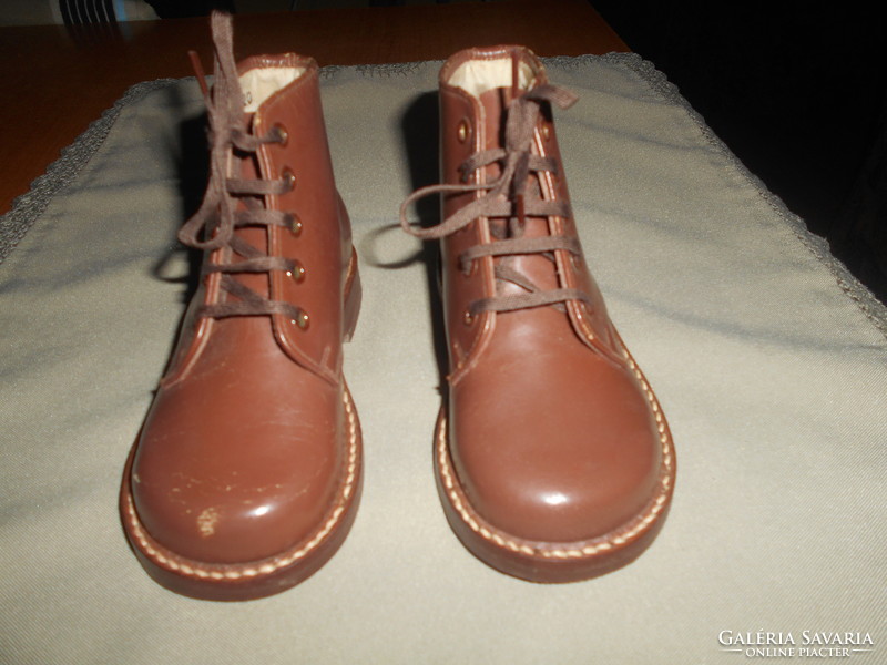 Small old leather shoes for collectors